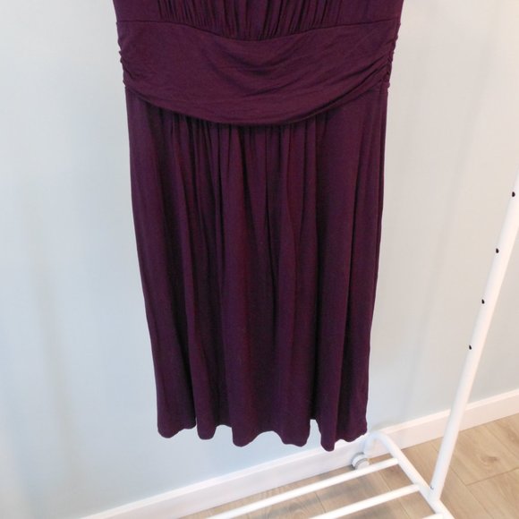 Modcloth Plum Dress - Size Large - Picture 4 of 6